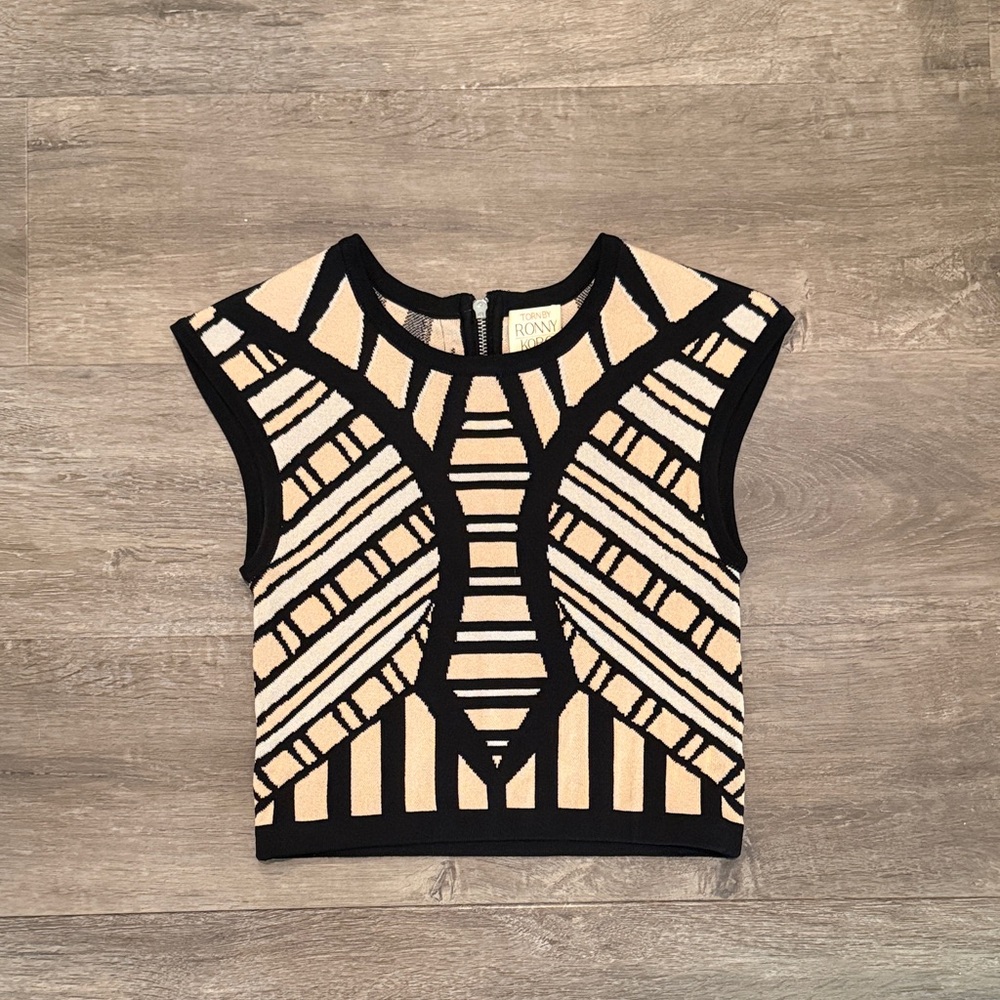 Torn by Ronny Kobo Nikita Mosaic Top